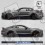 Ford Mustang shelby GT 500 year 2015 Stripes AUTOCOLLANT (Produit compatible)