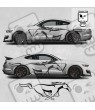 Ford Mustang year 2015 on side Stripes AUTOCOLLANT