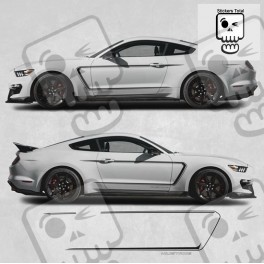 Ford Mustang year 2015 on side Stripes AUTOCOLLANT