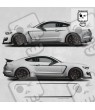 Ford Mustang year 2015 on side Stripes ADHESIVOS