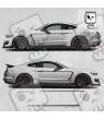 Ford Mustang year 2015 on side Stripes AUTOCOLLANT