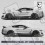 Ford Mustang shelby GT 350 year 2015 Stripes ADHESIVOS (Producto compatible)