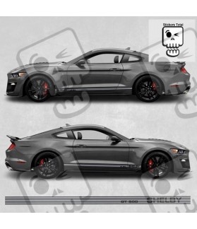 Ford Mustang shelby GT 500 year 2015 Stripes AUTOCOLLANT