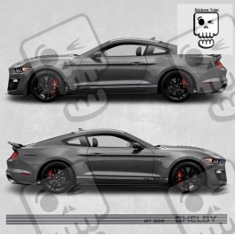 Ford Mustang shelby GT 500 year 2015 Stripes AUTOCOLLANT