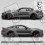 Ford Mustang shelby GT 500 year 2015 Stripes AUFKLEBER (Kompatibles Produkt)