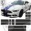 Ford Mustang GT (S550) 2015 on side Stripes AUTOCOLLANT (Produit compatible)