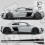 Audi R8 Side Stripes AUFKLEBER (Kompatibles Produkt)
