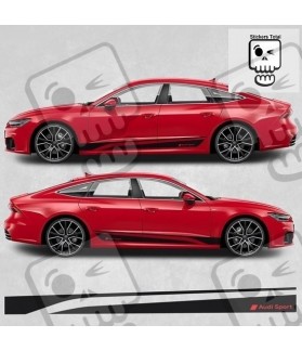Audi A7 Side Stripes AUFKLEBER (Kompatibles Produkt)