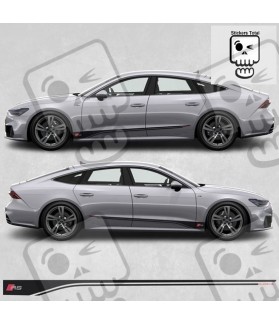 Audi A7 R Side Stripes Stickers