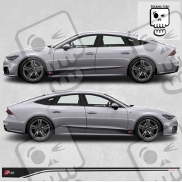Audi A7 RS Side Stripes Stickers