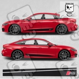 Audi A7 R Side Stripes Stickers