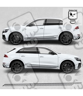 Audi Q8 Side Stripes Stickers (Compatible Product)