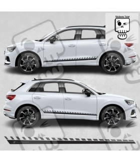 Audi Q3 SPORT Side Stripes ADESIVI (Prodotto compatibile)