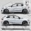Audi Q3 SPORT Stripes autocollant (Produit compatible)