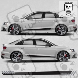 Audi A3 QUATTRO Side Stripes Stickers