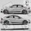 Audi A3 QUATTRO Stripes autocollant (Produit compatible)