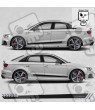 Audi A3 QUATTRO Side Stripes Stickers