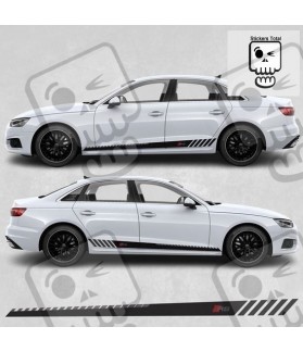 Audi A4 QUATTRO Side Stripes Adhesivo