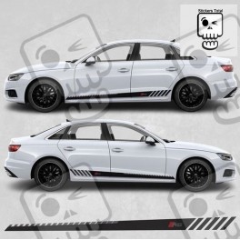 Audi A4 QUATTRO Side Stripes Adhesivo