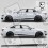Audi A4 QUATTRO Side Stripes Adhesivo (Producto compatible)