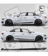 Audi A4 QUATTRO Side Stripes AUFKLEBER