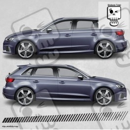 Audi A3 QUATTRO Stripes autocollant