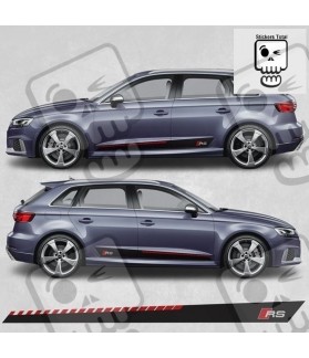 Audi A3 RS Side Stripes Stickers