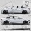 Audi A4 Side Stripes Stickers (Compatible Product)