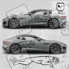 Jaguar F-Type side stripes DECALS