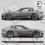 Jaguar F-Type side stripes AUTOCOLLANT (Produit compatible)
