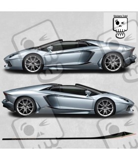lamborghini Aventador side stripes AUFKLEBER