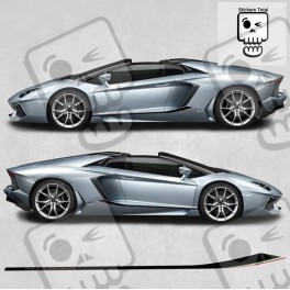 lamborghini Aventador side stripes ADESIVI