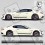 Maserati Gran Turismo side Stripes AUTOCOLLANT (Produit compatible)