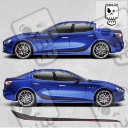 Maserati Ghibli side Stripes ADHESIVO
