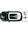 MINI COOPER ROOF FOR THE CEILING YEAR 2001 DECALS