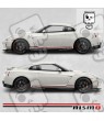 NISSAN GTR side Stripes ADHESIVO