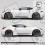 nissan 370Z Nismo side Stripes ADESIVI (Prodotto compatibile)