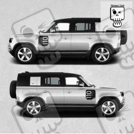 2020 Defender 110 & 90 side vent "Max Wade" ADHESIVO