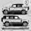 Defender 110 / 90 stripes AUTOCOLLANT (Produit compatible)