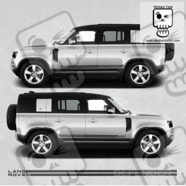 Defender 110 / 90 stripes AUTOCOLLANT