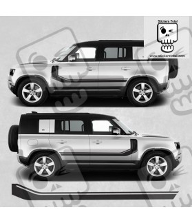Defender 110 / 90 stripes AUTOCOLLANT