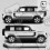 Defender 110 / 90 stripes AUTOCOLLANT (Produit compatible)
