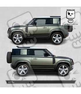 Defender 90 stripes AUTOCOLLANT (Produit compatible)