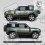 Defender 90 side stripes ADESIVOS (Produto compatível)