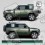 Defender 90 side stripes ADESIVOS (Produto compatível)