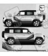 Defender 110 side stripes ADESIVOS