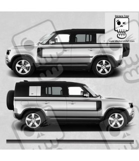 Defender 110 / 90 stripes AUTOCOLLANT