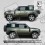 Defender 90 side stripes ADESIVI (Prodotto compatibile)