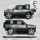 Defender 90 side stripes ADESIVI (Prodotto compatibile)