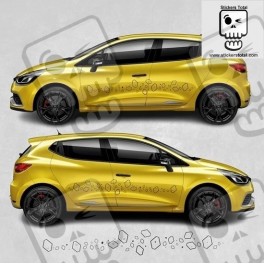 Renault Clio Mk4 over the top DECALS
